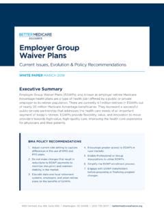 employer group waiver plans
